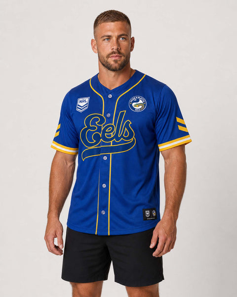 Parramatta Eels 'Homer' Baseball Shirt Adult