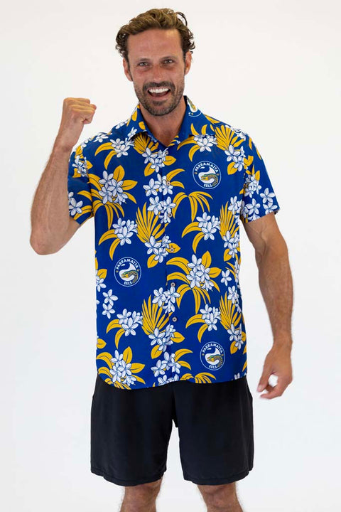 Parramatta Eels 'Reef' Hawaiian Shirt Adult