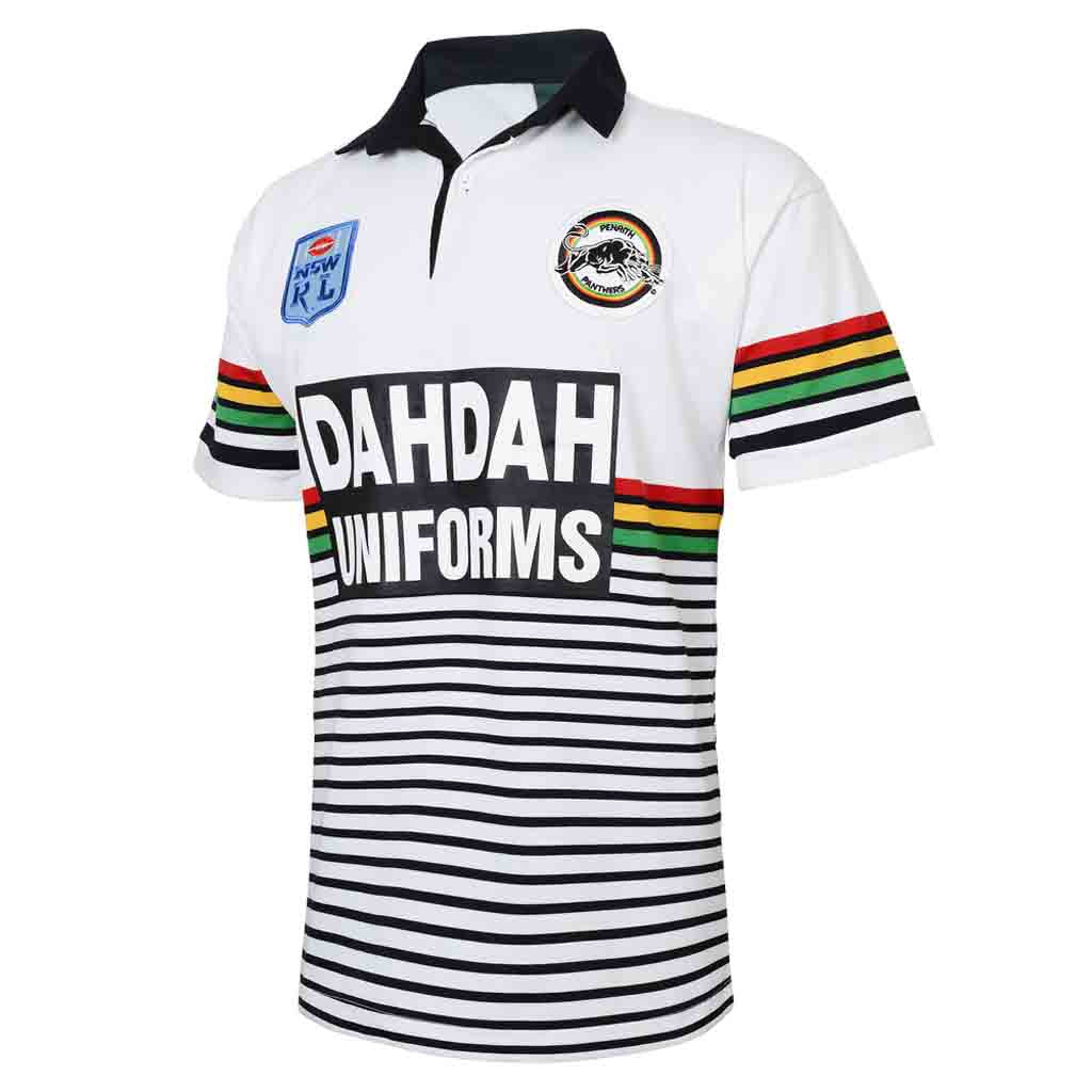 Load image into Gallery viewer, Penrith Panthers 1991 Away Retro Jersey Adult
