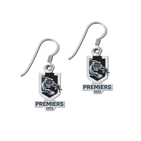 Penrith Panthers 2023 Premiers Logo Earrings
