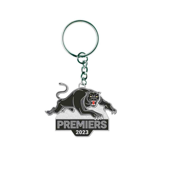 Load image into Gallery viewer, Penrith Panthers 2023 Premiers Logo Keyring
