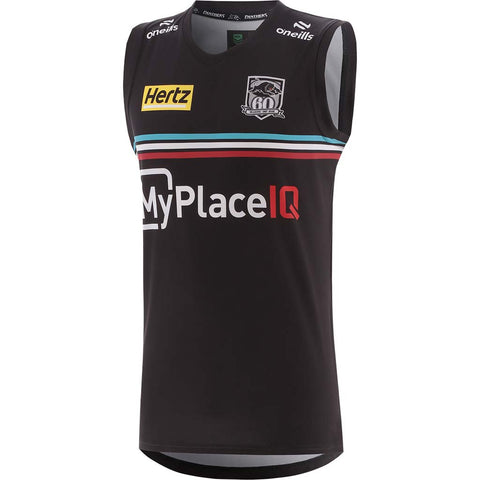 Penrith Panthers 2026 Training Singlet Black Adult