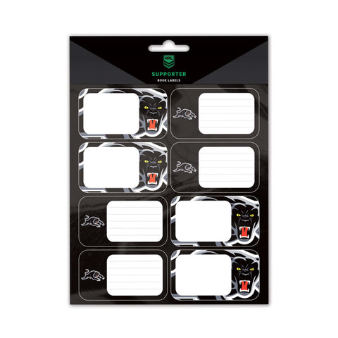 Penrith Panthers Book Labels