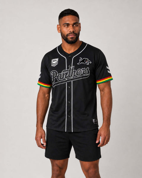Penrith Panthers 'Homer' Baseball Shirt Adult