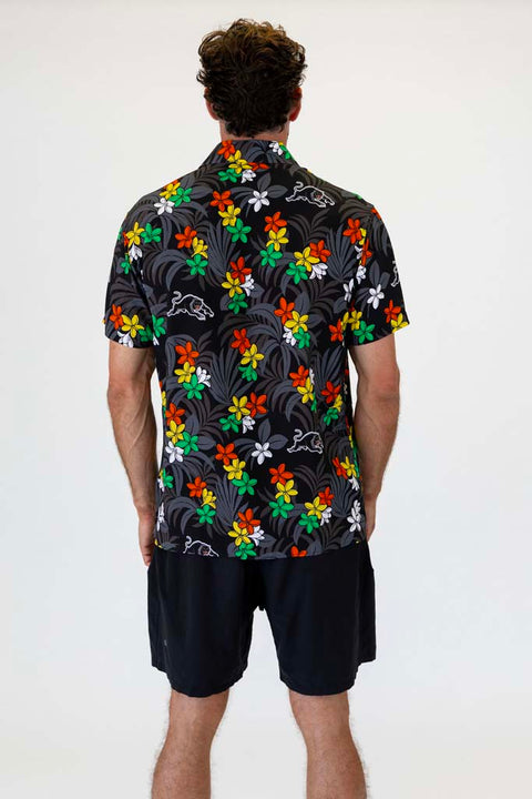 Penrith Panthers 'Reef' Hawaiian Shirt Adult