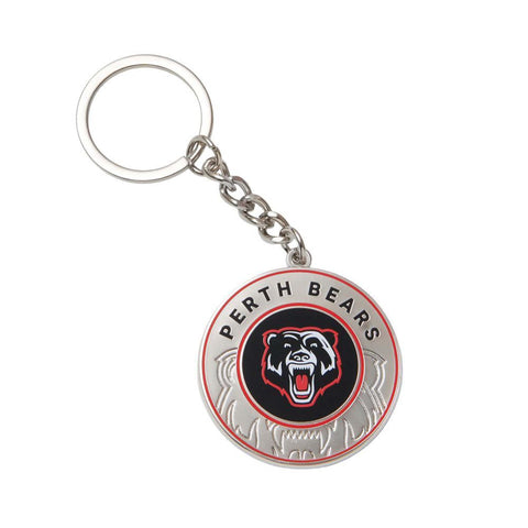 Perth Bears Round Keyring