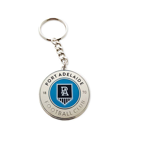 Port Adelaide Power Round Keyring