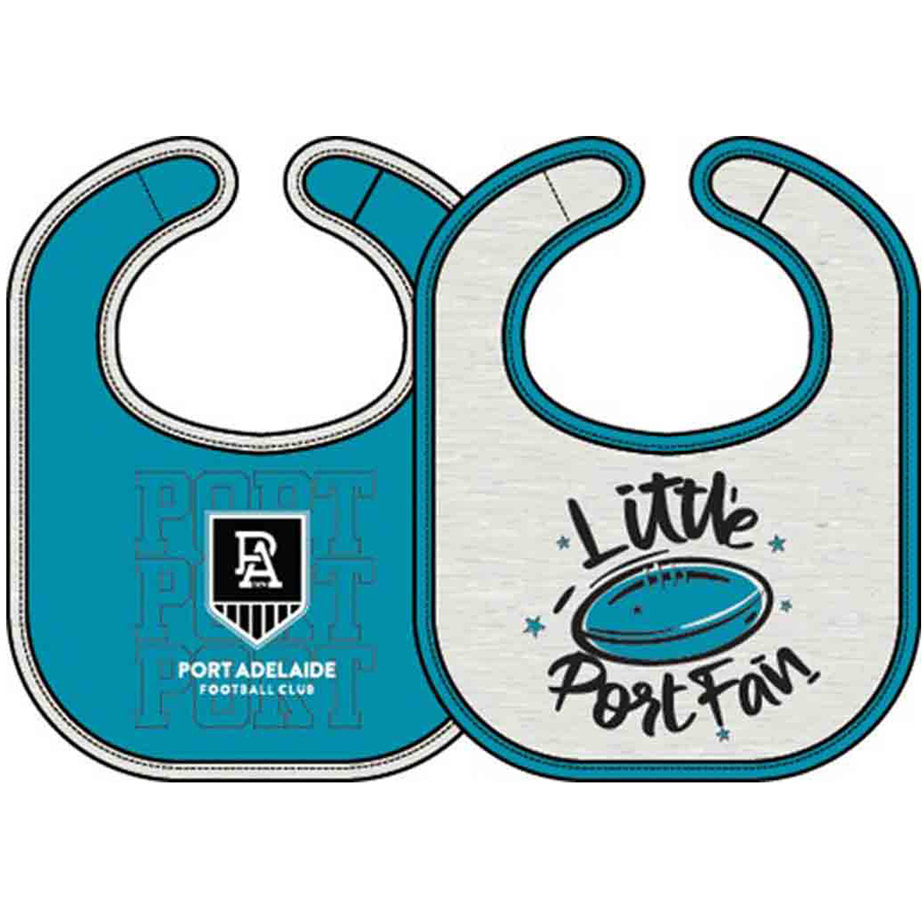 Port Adelaide Power 2 Pack Bib