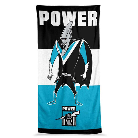 Port Adelaide Power Jumbo Beach Towel