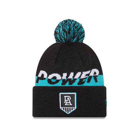 Port Adelaide Power Split Script Beanie