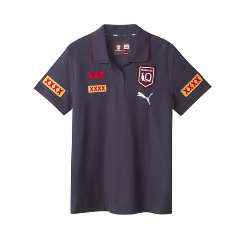 QLD Maroons 2026 Polo Grey Adult