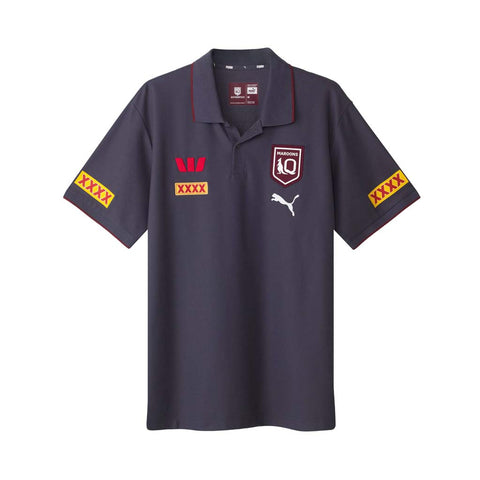 QLD Maroons 2026 Polo Grey Ladies