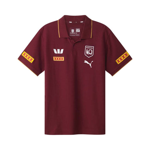 QLD Maroons 2026 Polo Red Adult