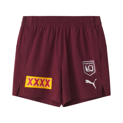 QLD Maroons 2026 Training Shorts Red Adult