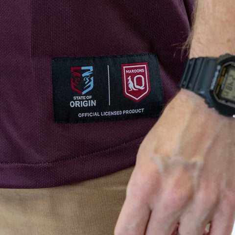 QLD Maroons 'Homer' Baseball Shirt Adult
