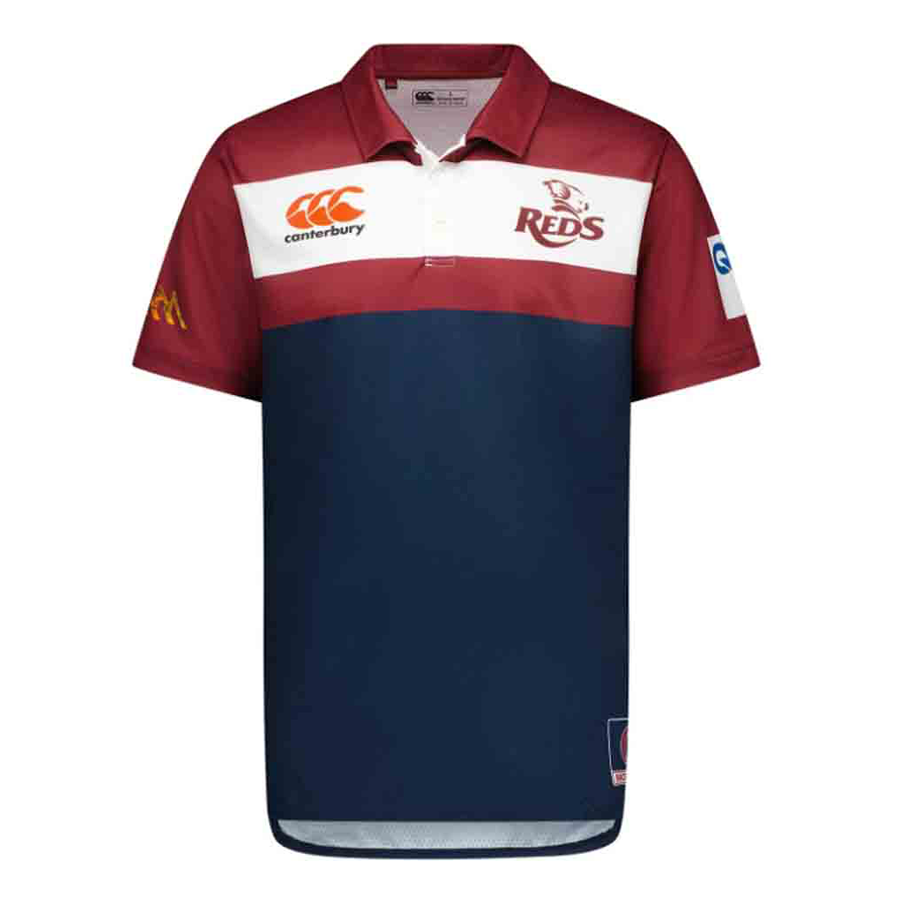 Load image into Gallery viewer, Queensland Reds 2024 Media Polo Adult

