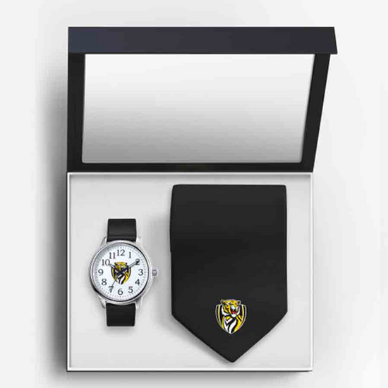 Richmond Tigers Watch & Tie Gift Set