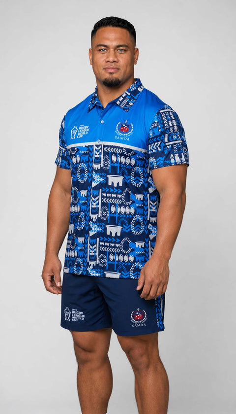 Samoa RLWC 2026 Hawaiian Shirt Adult