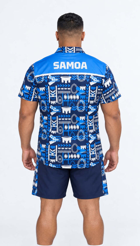 Samoa RLWC 2026 Hawaiian Shirt Adult
