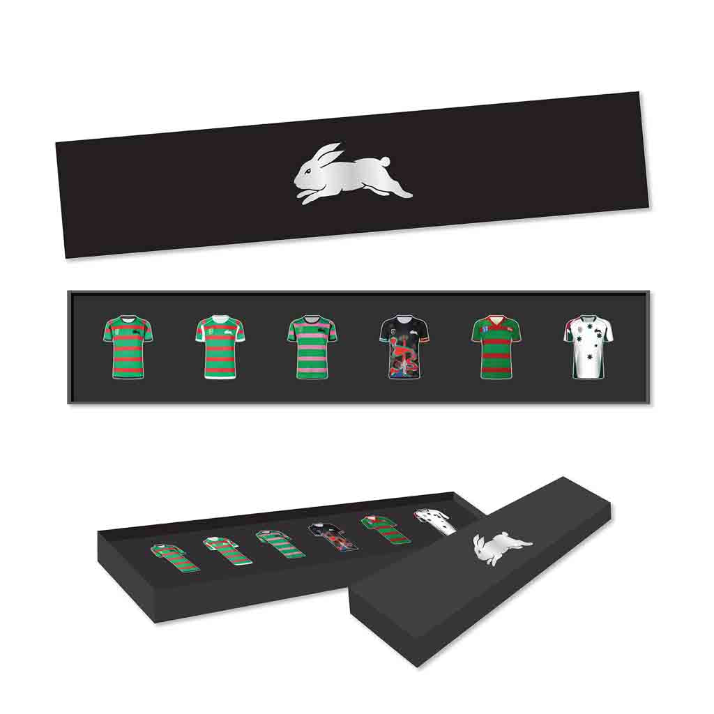 South Sydney Rabbitohs Jersey Pin Set