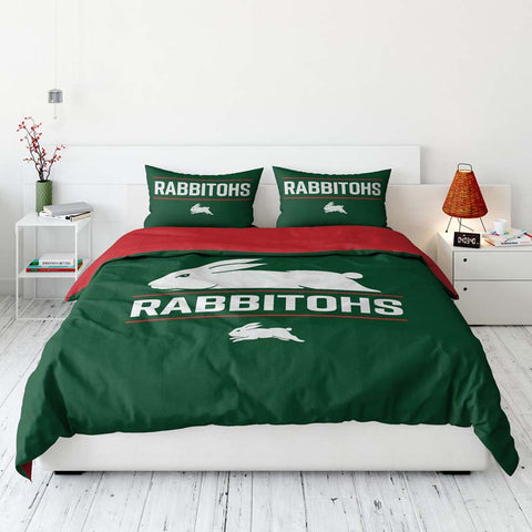 South Sydney Rabbitohs Quilt Cover Set Double