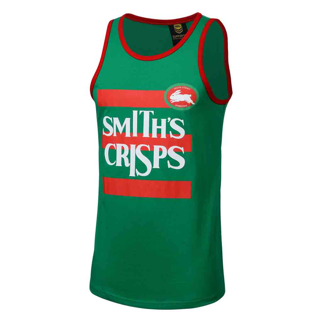 South Sydney Rabbitohs Retro Singlet Adult