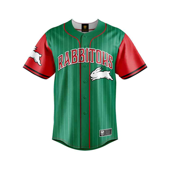 South Sydney Rabbitohs "Slugger" Baseball Shirt Adult