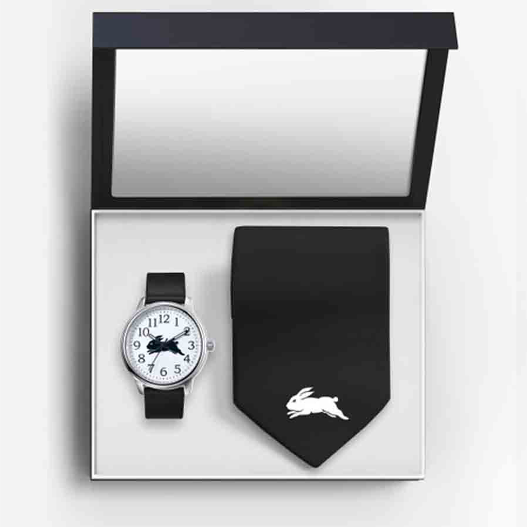 South Sydney Rabbitohs Watch & Tie Gift Set