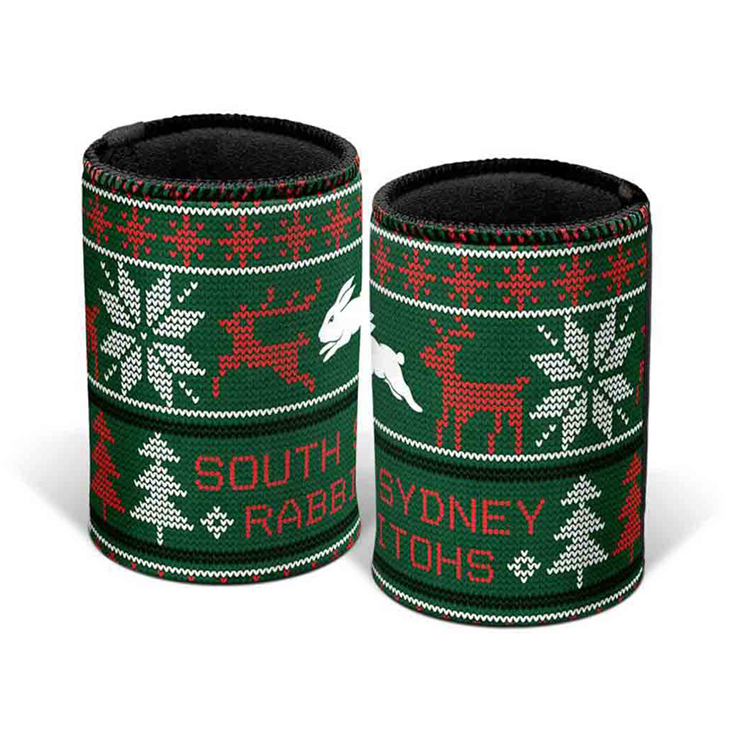 South Sydney Rabbitohs Xmas Can Cooler