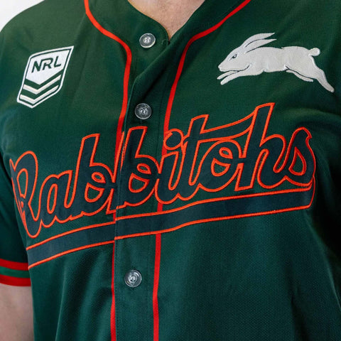 South Sydney Rabbitohs 'Homer' Baseball Shirt Adult