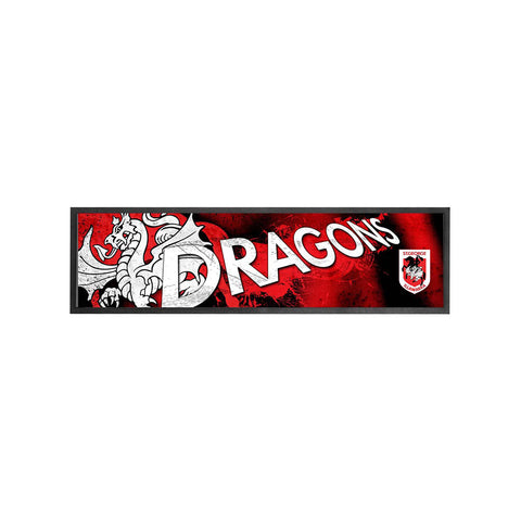 St George Dragons Logo Bar Runner