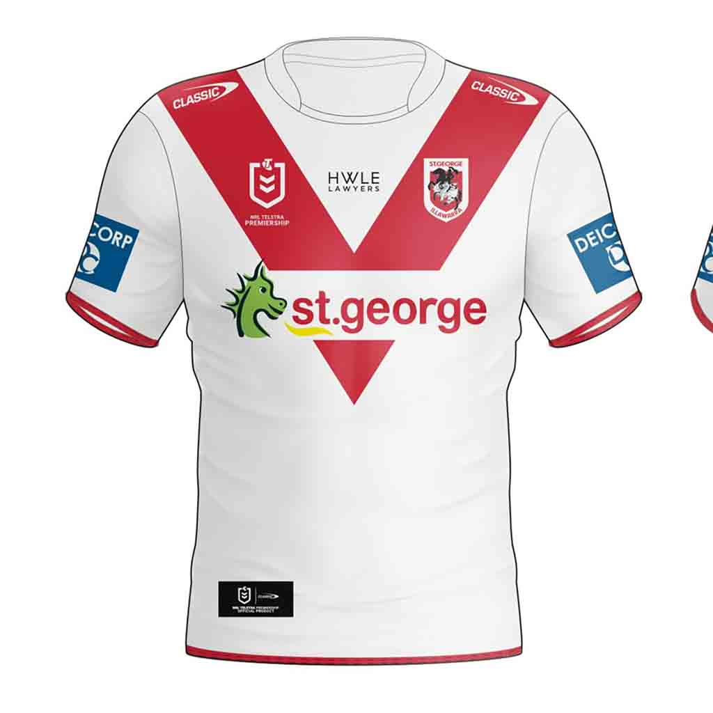 St George Dragons 2024 Home Jersey Adult - Pre Sale