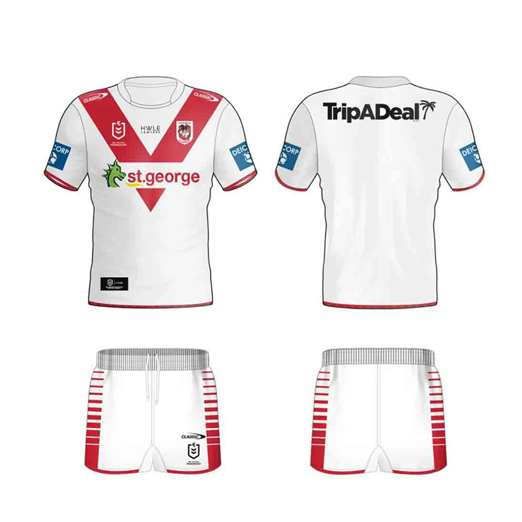 St George Dragons 2024 Home Jersey Set Toddler
