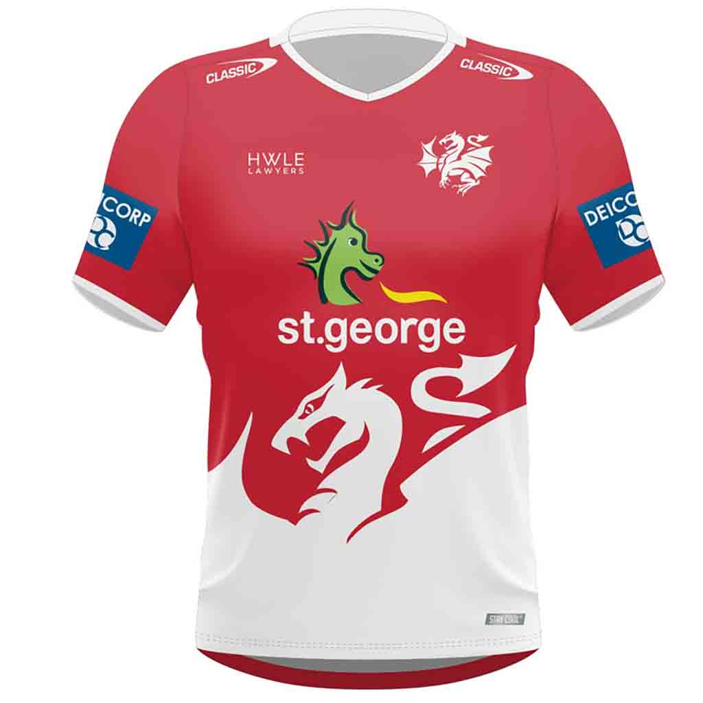 Load image into Gallery viewer, St George Dragons 2024 Training Tee Adult
