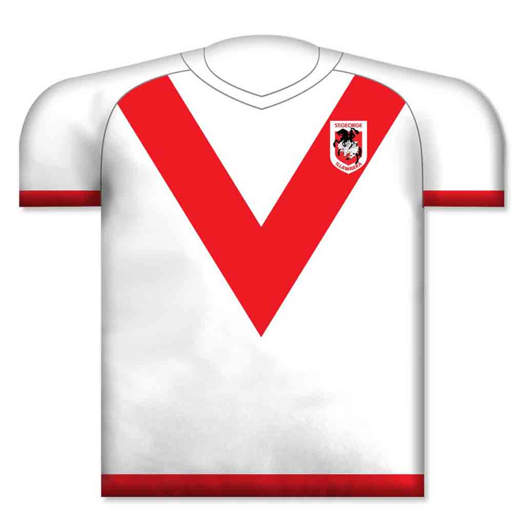 St George Dragons Jersey Cushion