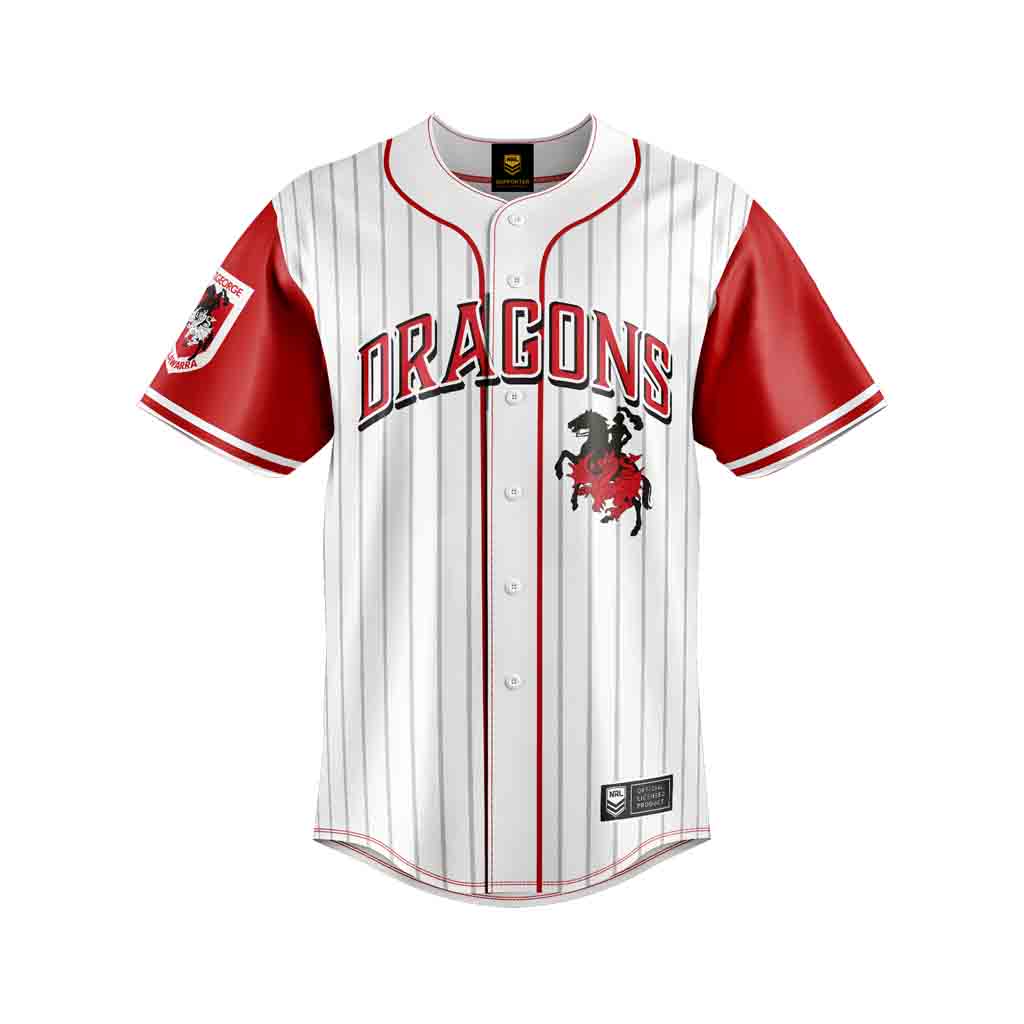 St George Dragons "Slugger" Baseball Shirt Adult