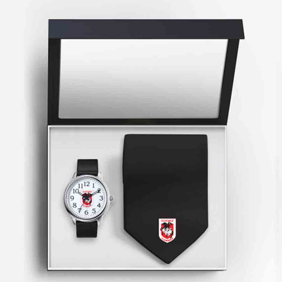 St George Dragons Watch & Tie Gift Set