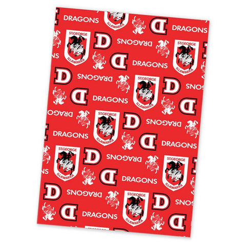 St George Dragons Wrapping Paper