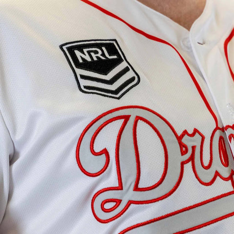 St George Dragons 'Homer' Baseball Shirt Adult