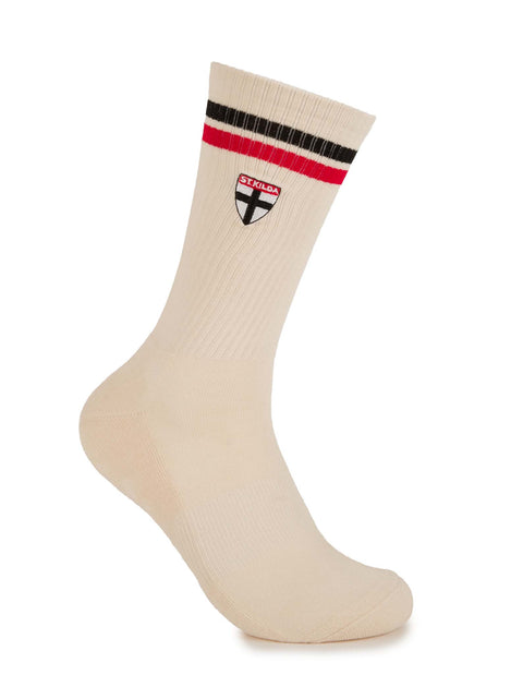 St Kilda Saints Sneaker Sock 2 Pack Giftbox