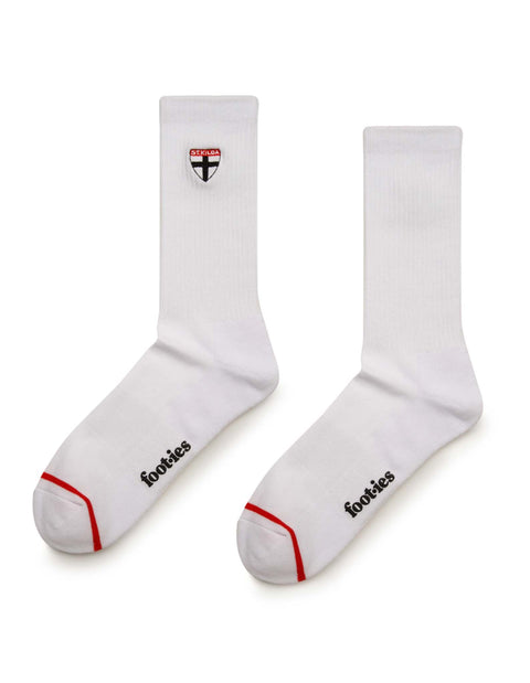 St Kilda Saints Sneaker Sock 2 Pack Giftbox