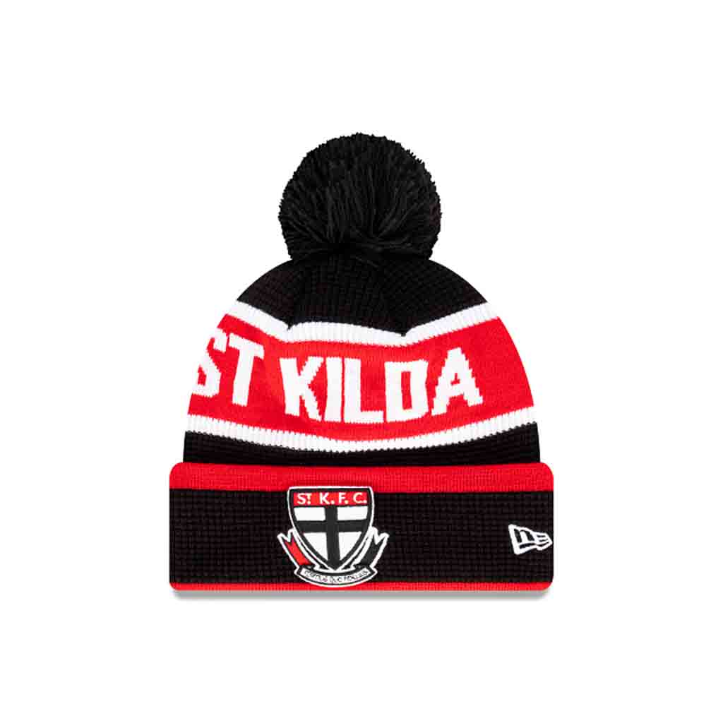 St Kilda Saints Waffle Wordmark Beanie