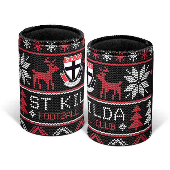 St Kilda Saints Xmas Can Cooler