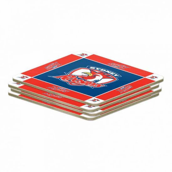 Sydney Roosters Coasters 4pk