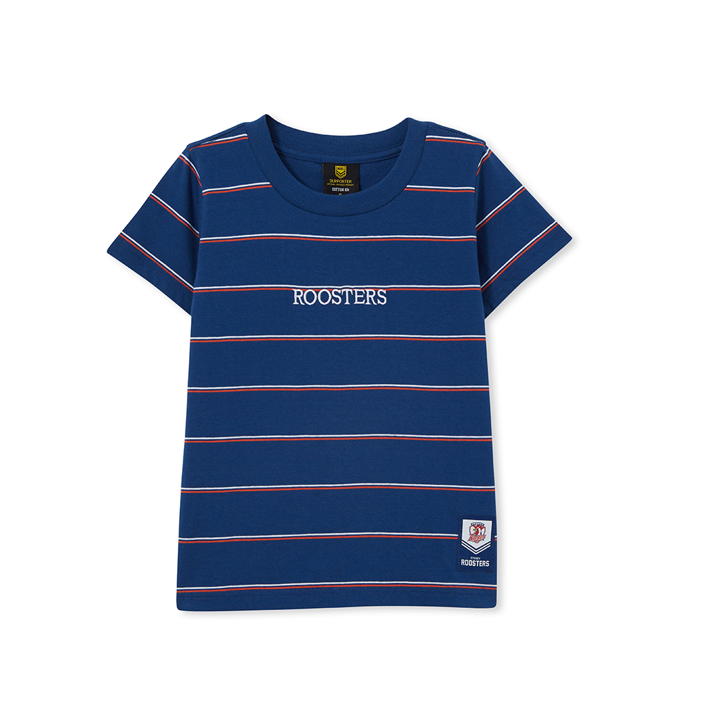 Sydney Roosters Club Stripe Tee Youth