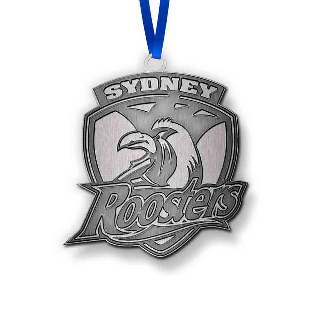 Sydney Roosters Metal Ornament