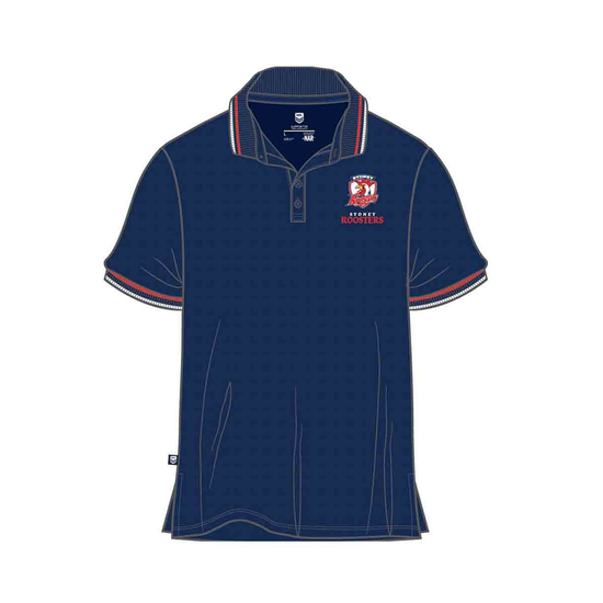 Load image into Gallery viewer, Sydney Roosters Pique Gold Polo Adult
