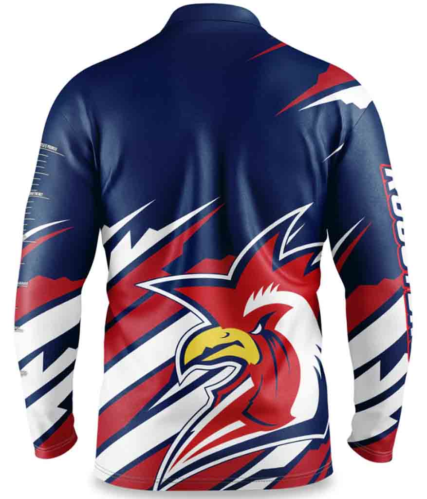 Sydney Roosters 'Ignition' Fishing Shirt Adult