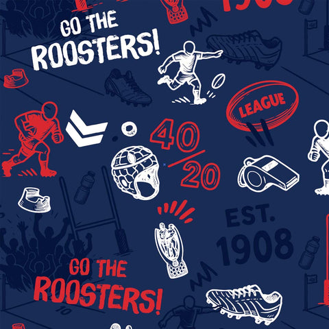 Sydney Roosters 'Scrambler' Golf Polo Adult