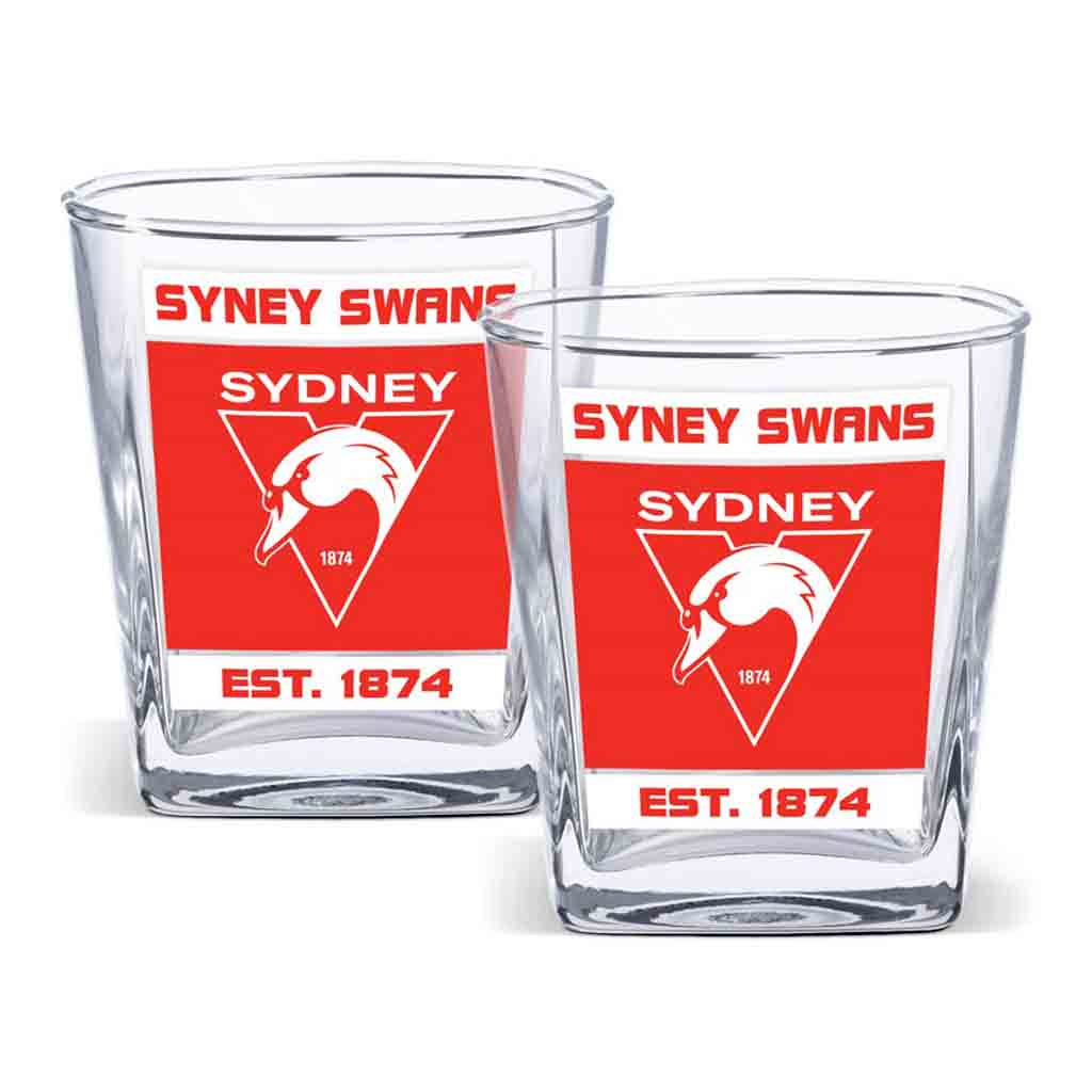 Sydney Swans 2-Pack Spirit Glasses